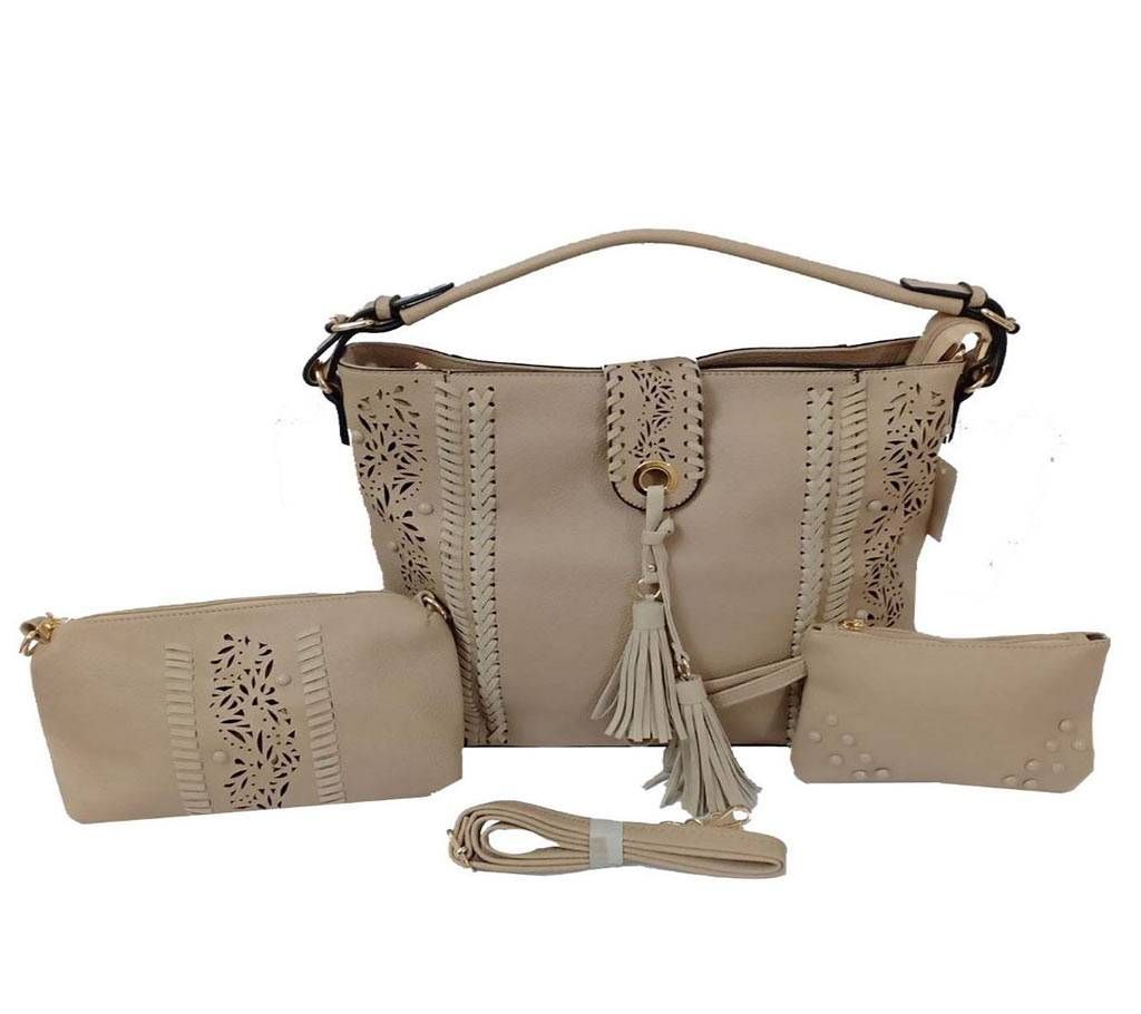 pu leather ladies handbags