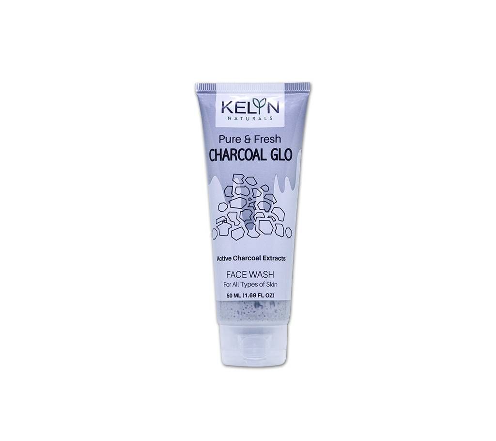 Charcoal Glo Face Wash  50ml INDIA