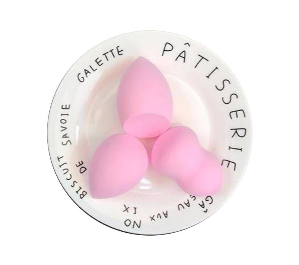 3pcs Puff Makeup Sponge Water Drop Gourd Set