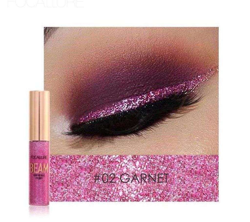 Focallure BEAM Heavy Metallic Glitter Eyeliner #02 Gernet-8g(China)