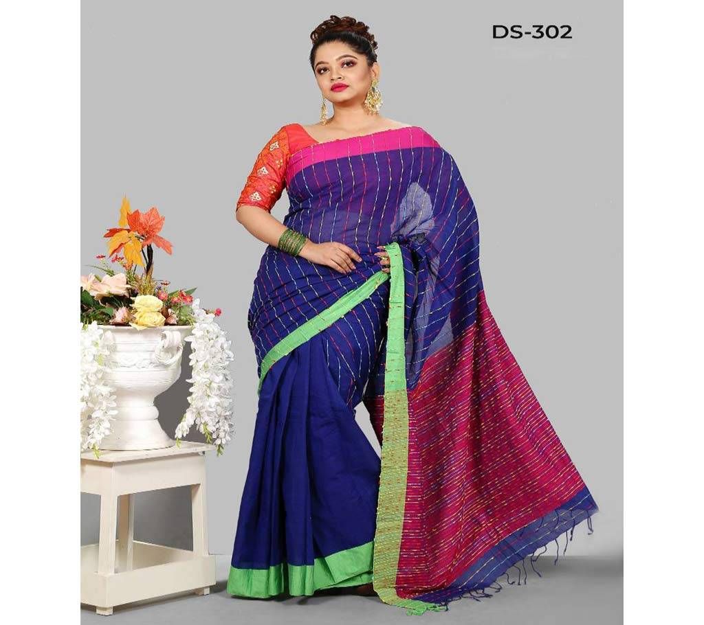 Coton Variant Sutar Kaj Saree