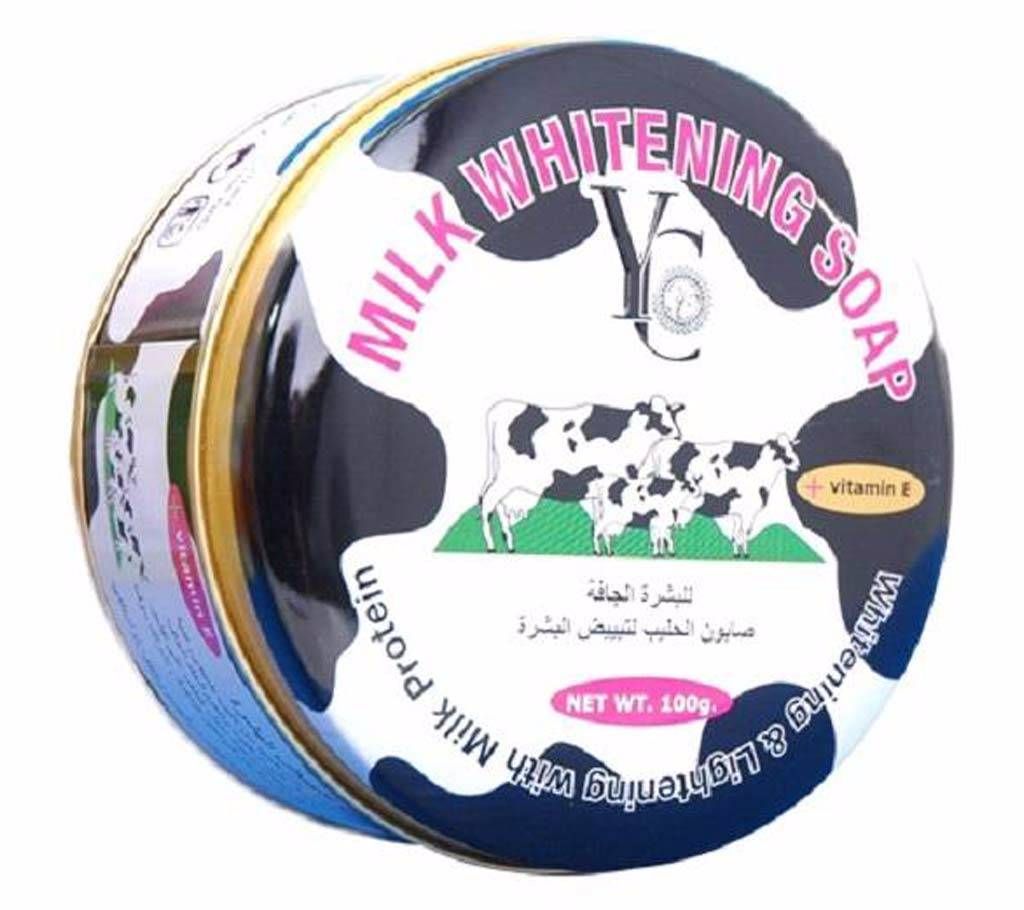 YC Milk Whitening Soap in Metal Box