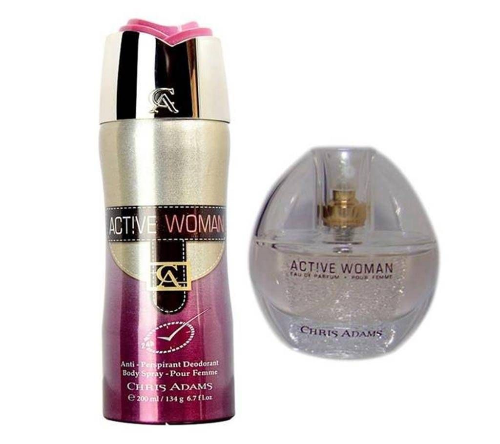 Active Women Perfume and GET a Body Spray free