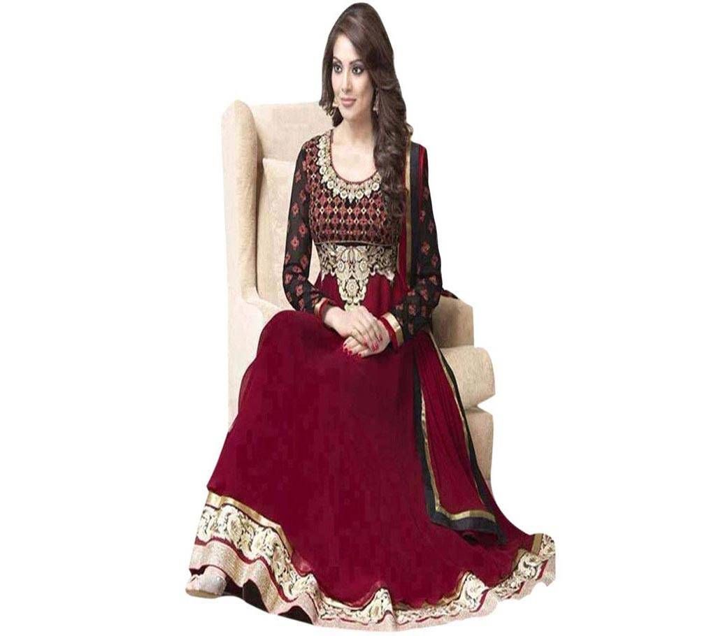 un stitched cotton block printed three piece copy 