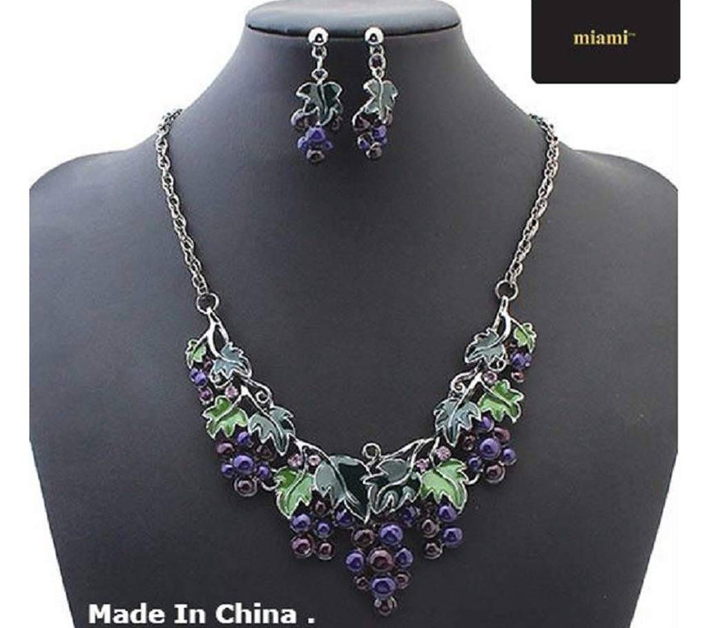 Necklace Earrings Jewelry Set