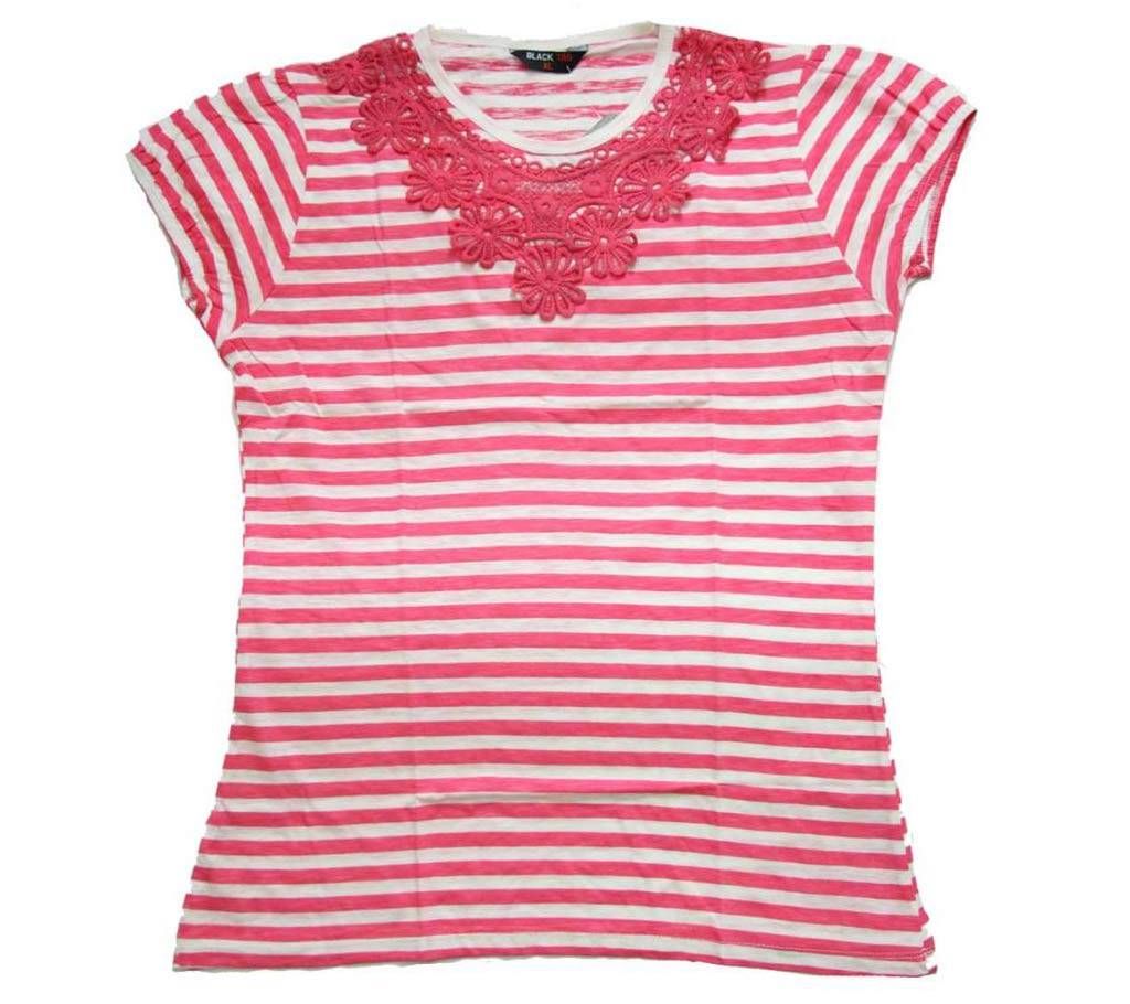Pink Step Ladies T-Shirt