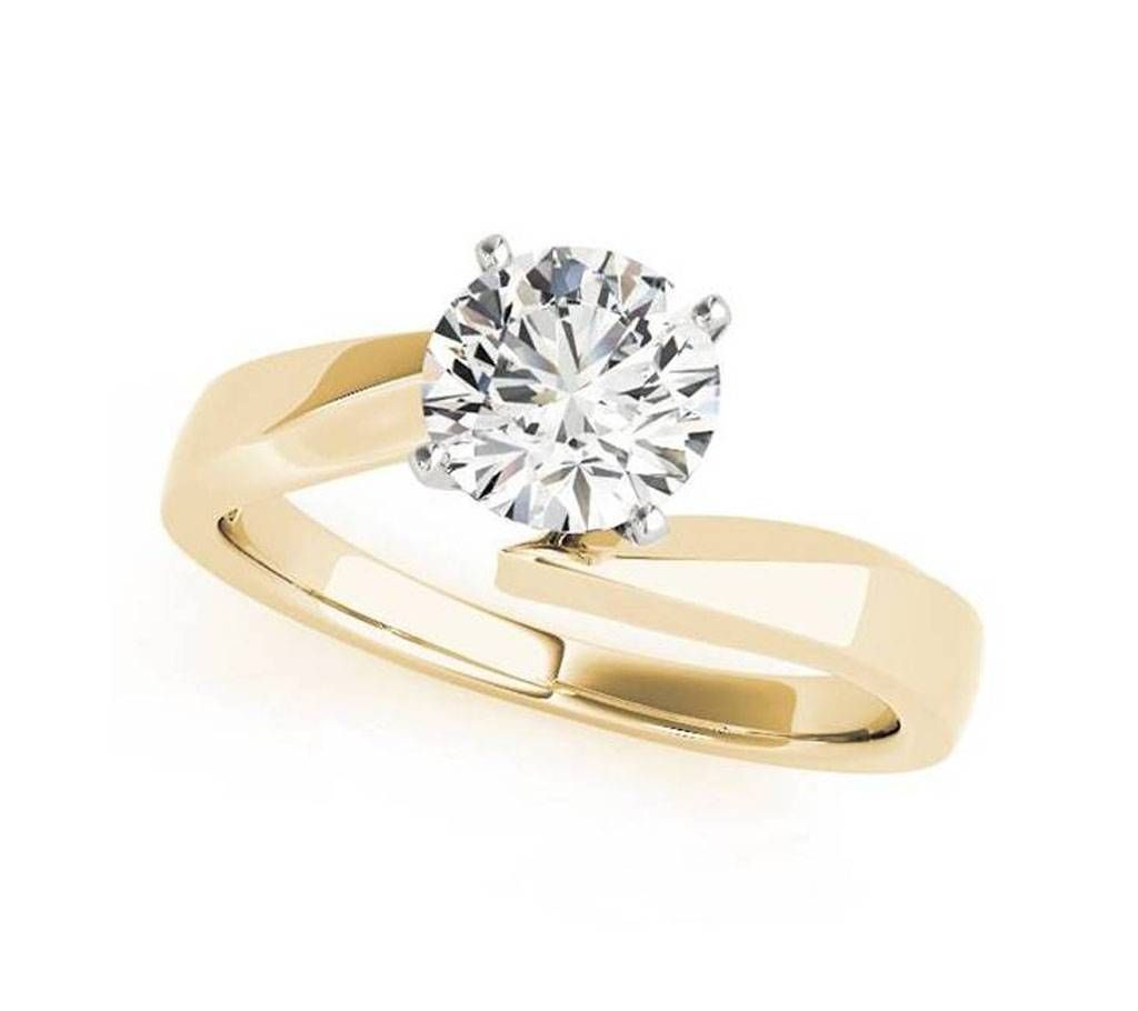 Rose Gold Plated Finger Ring For Ladies