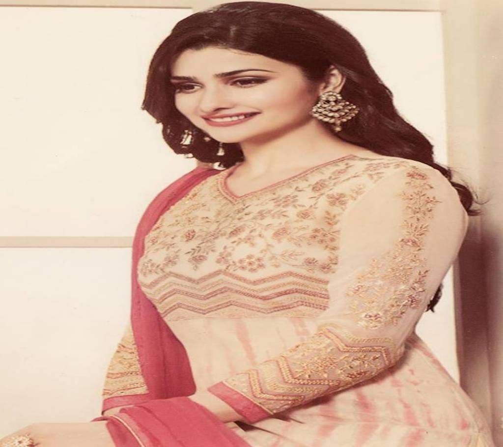 Unstitched Embroidery Georgette Three Piece - Master Copy