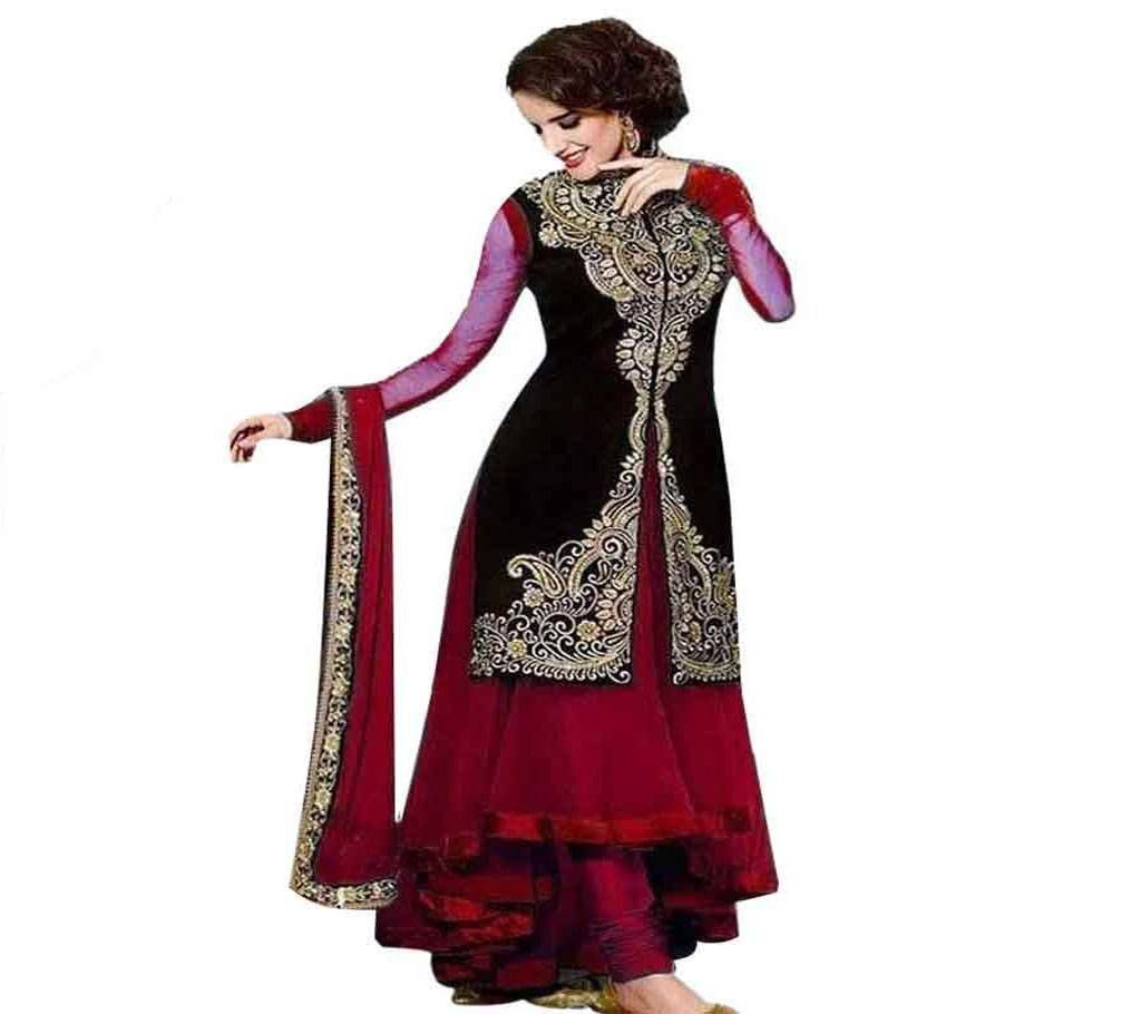 Indian Semi-stitched suit  (1pcs)