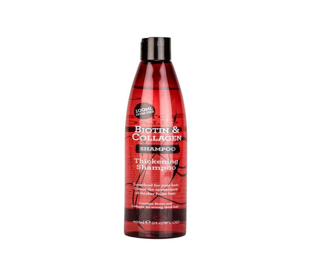 Biotin & Collagen Hair Thickening Balancing Shampoo Hair Fall Solution 400ml - USA Original 
