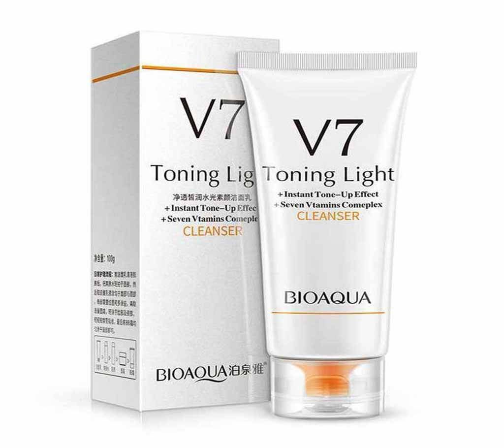 BIOAQUA V7 Toning Light Face Wash 100g China