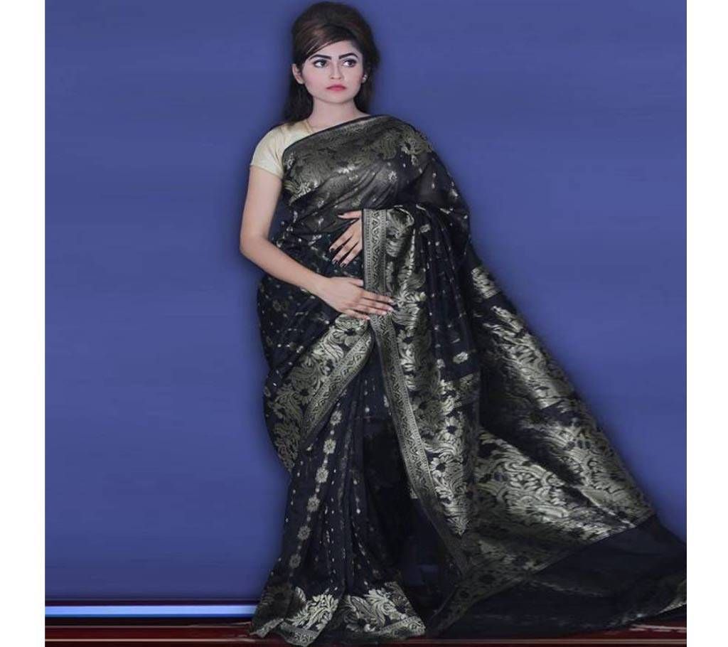 Muslim Silk Katan Sharee