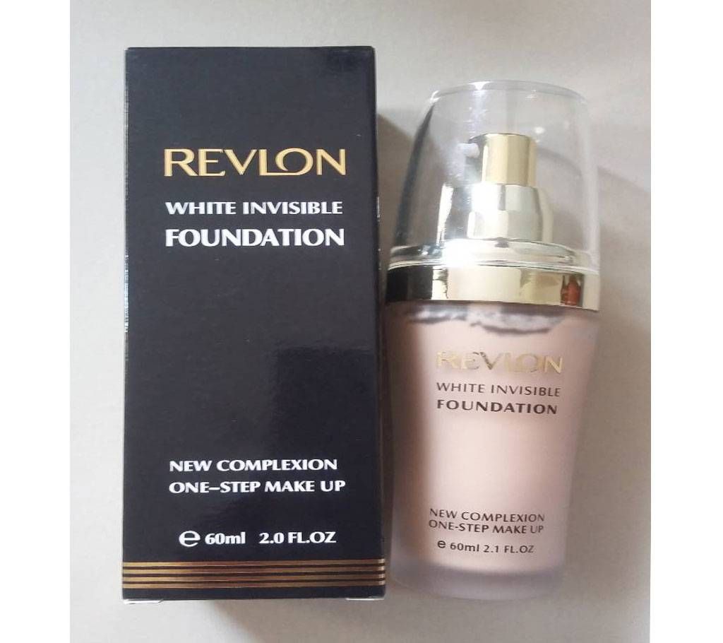 REVLON WHITE INVISIBLE Foundation - 60ml - USA