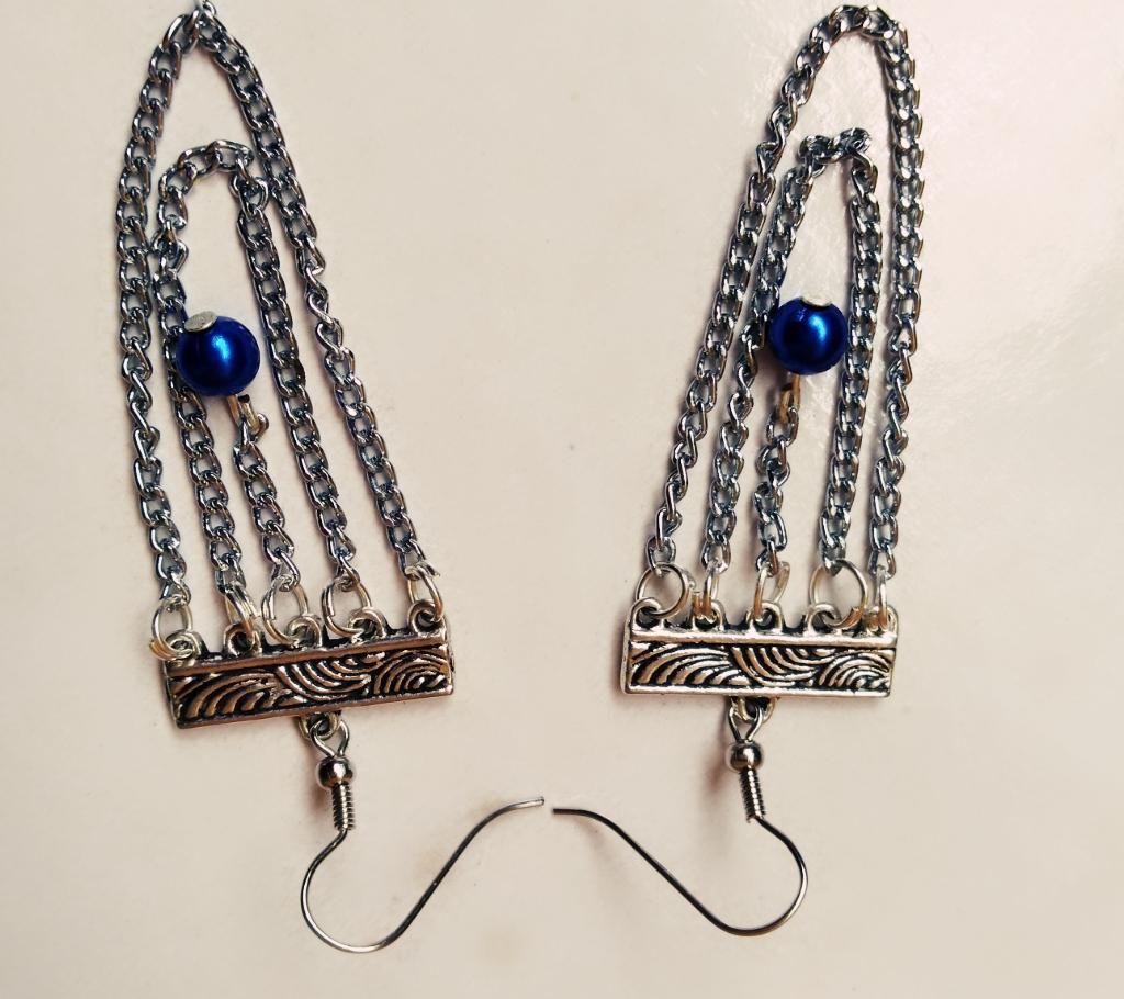German silver ear ring 