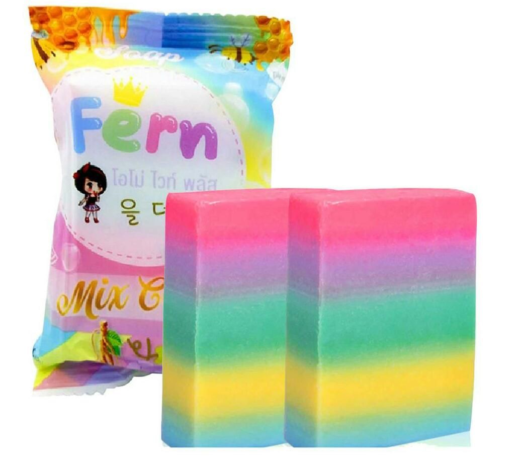 Fern mix colour soap