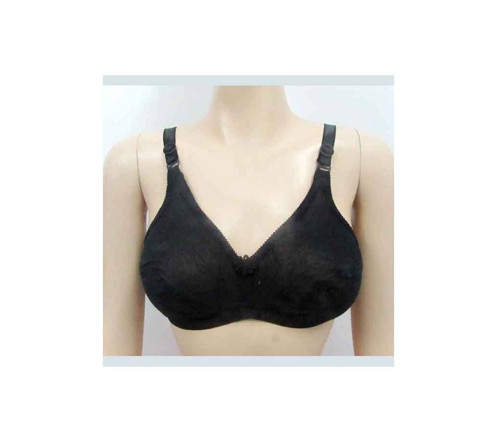 Imported Cotton Bra (Black Color)