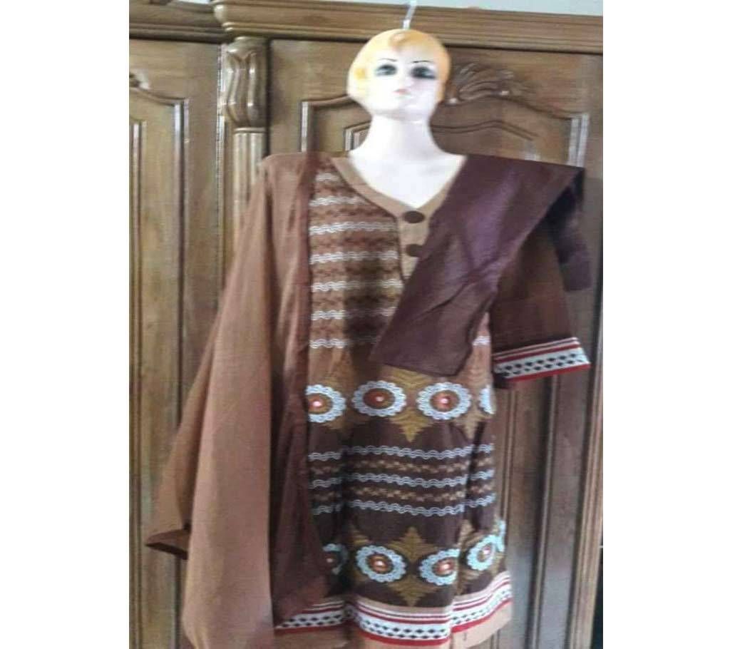 Readymade stitch cotton three pc Copy