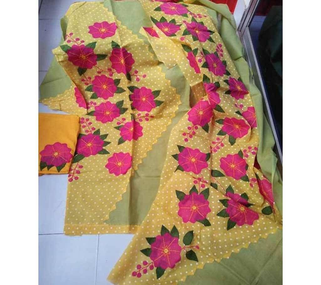 Unstitched Soft Voile Three Pieces