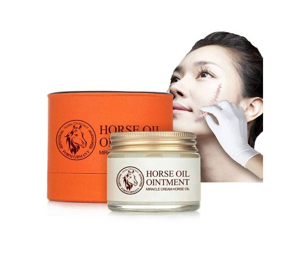 Bioaqua Horse Oil Ointment Miracle Acne & Scar Removal  Cream 70g - China