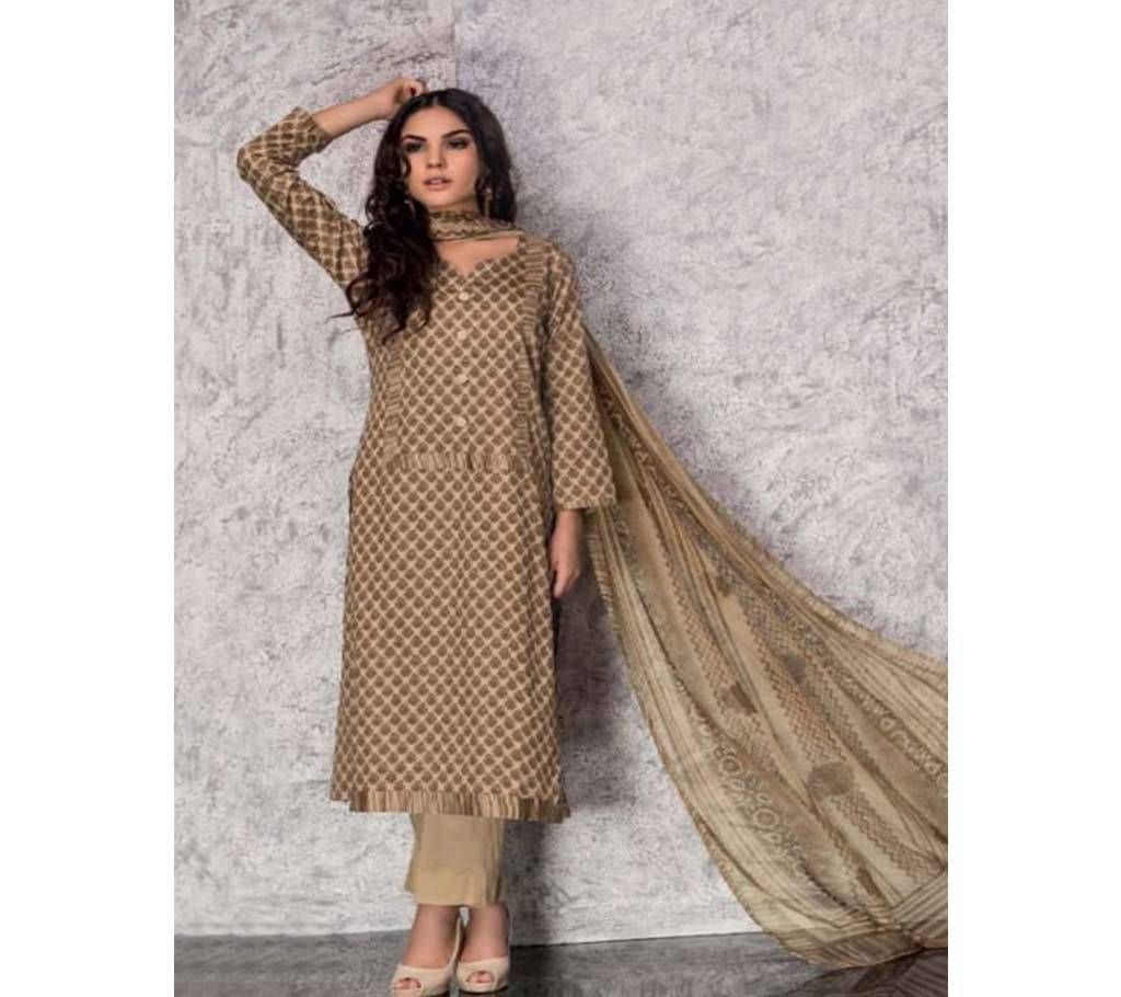 Rivaa Sahira  1304-B Unstitched Jaam satin Suit