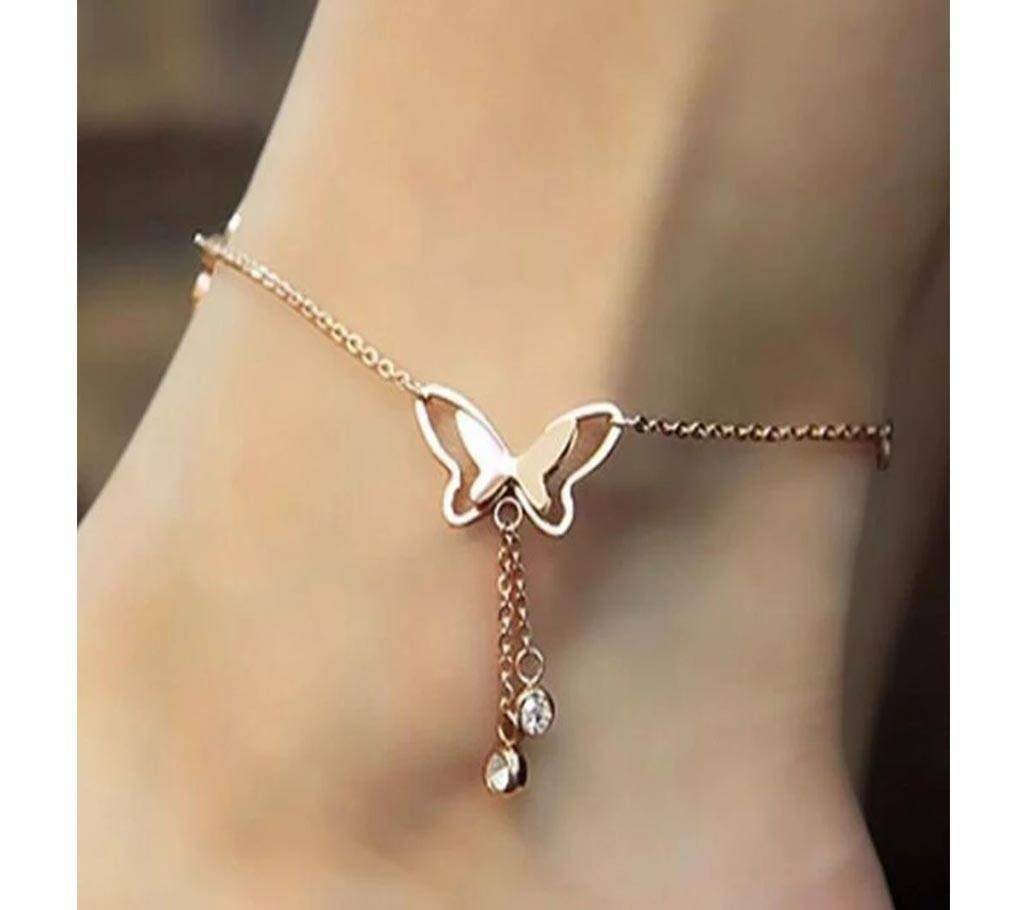 Butterfly Pendant Anklet Foot Chain