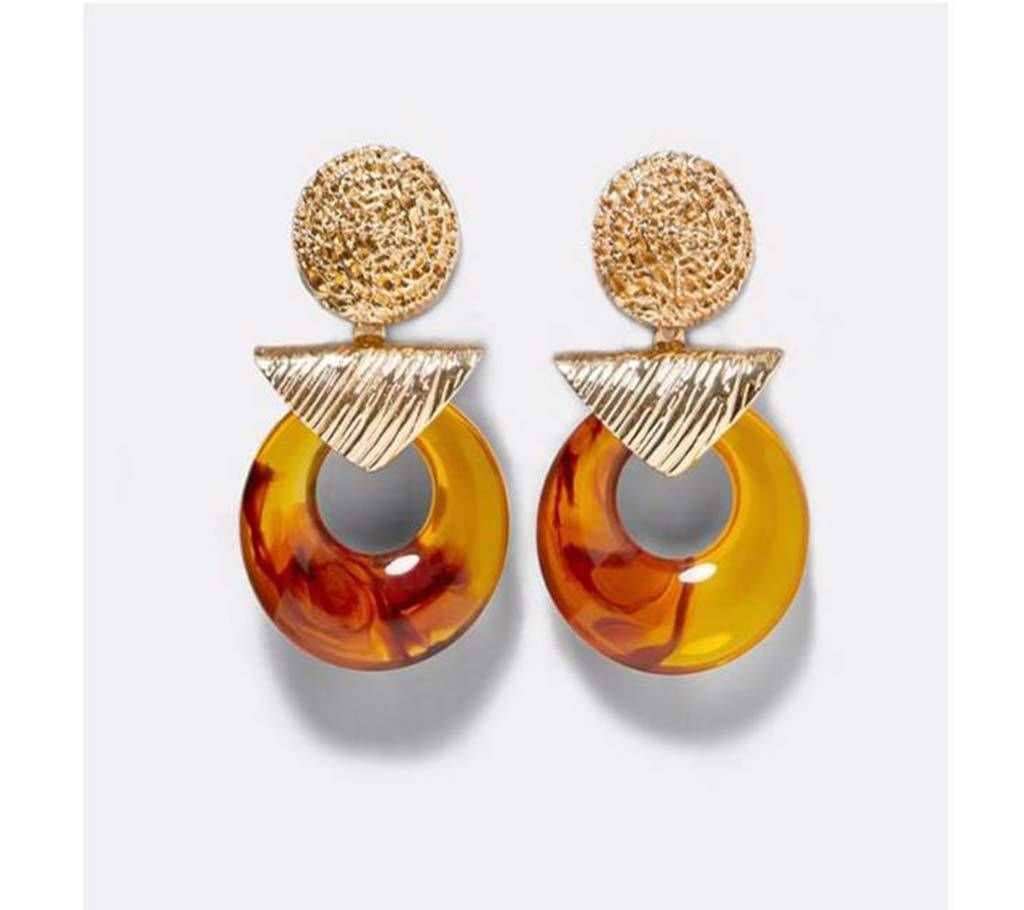 Metal Big Drop Earrings For Women