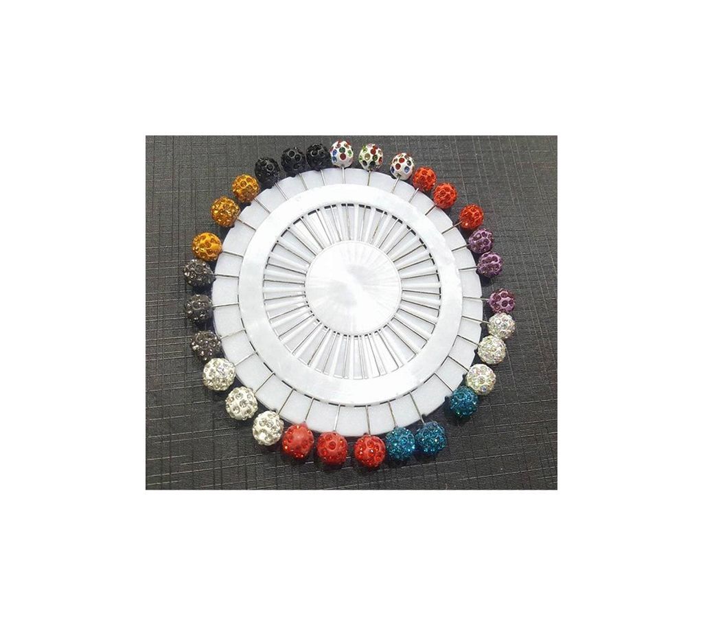 stone setting hijab pin ( 30pcs)