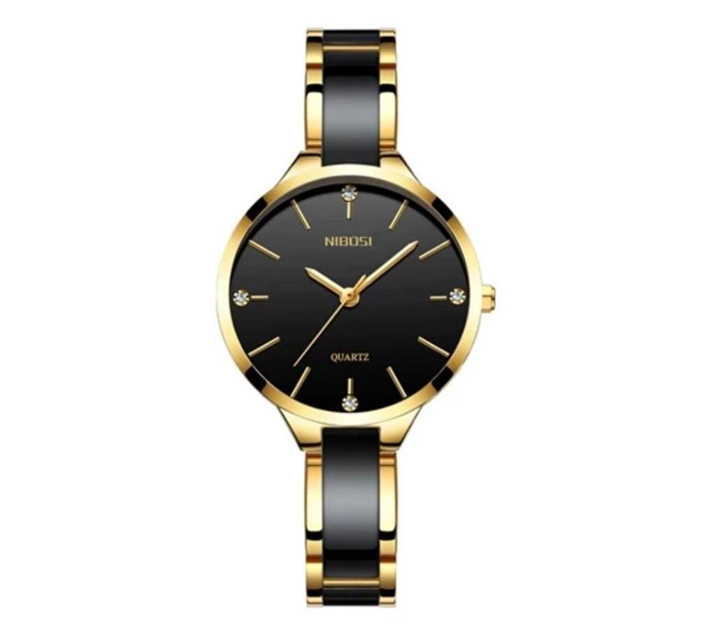NIBOSI NI-2330 Ladies Creative Ceramic Bracelet Watches