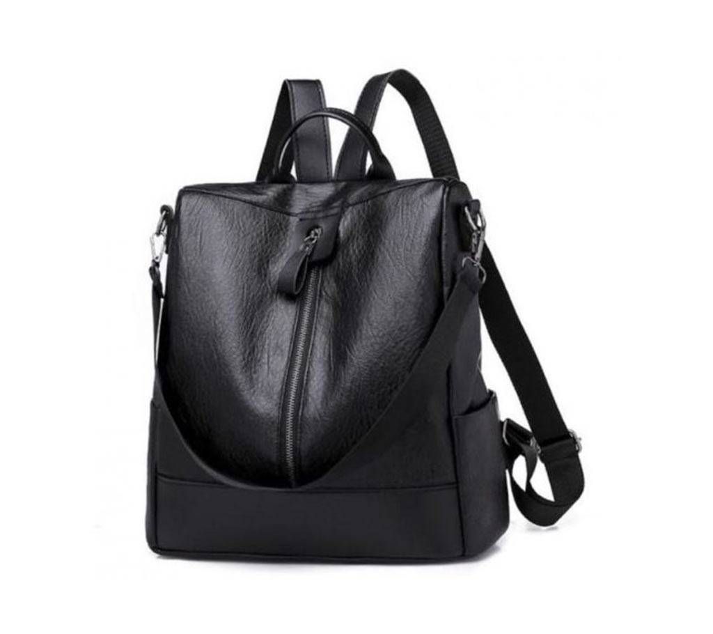 Backpack and Handbag for Women- Black
