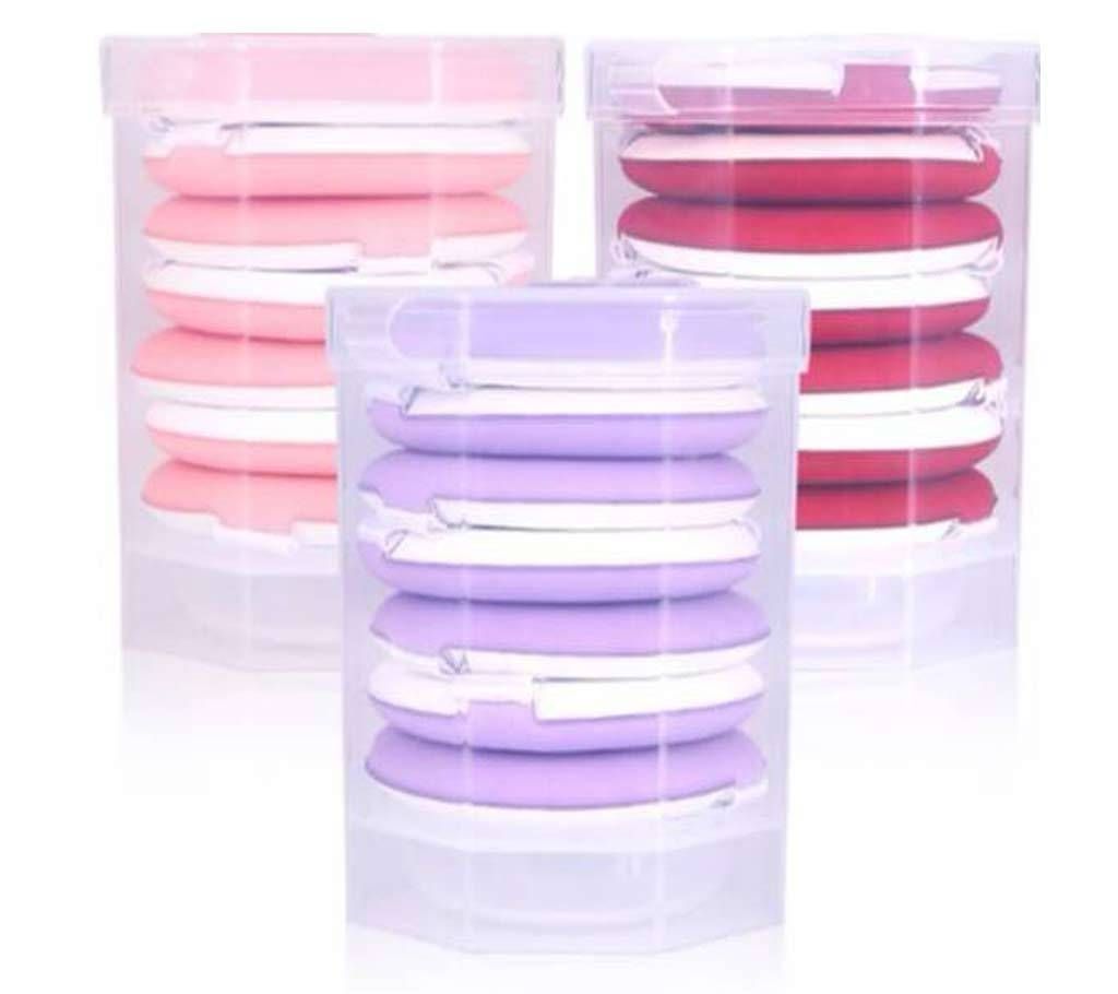 7pcs/box makeup air cushion soft sponge puff 3 colors dry wet dual use  for makeup
