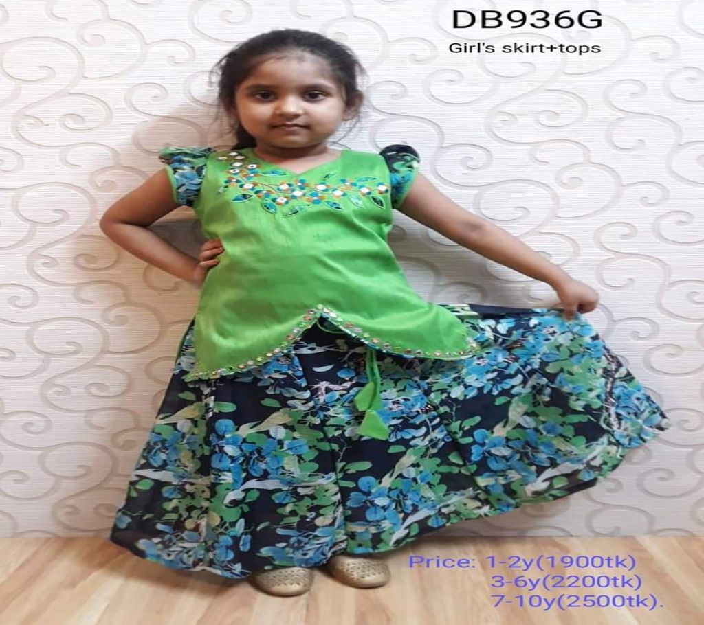 GIRLS SKIRT+ TOPS