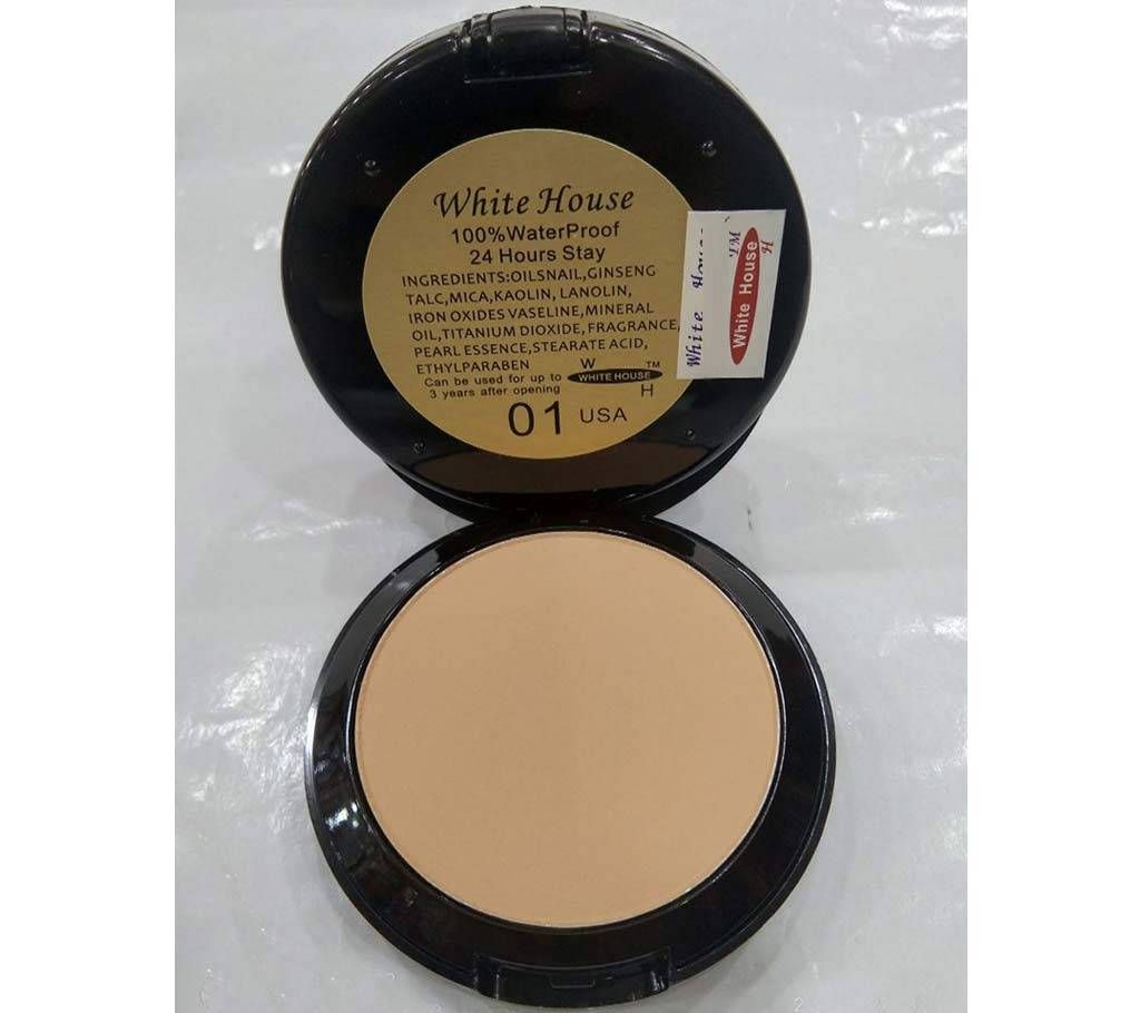White house 100% waterproof 24H stay matte face powder no 01 0.13 gm USA
