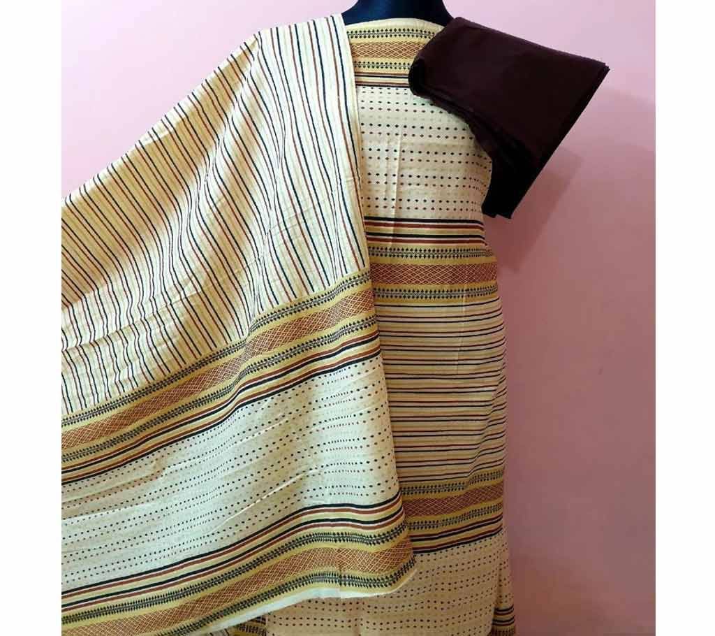 Screen Printed Organdy Cotton 3pcs 05 - Offwhite - RTC
