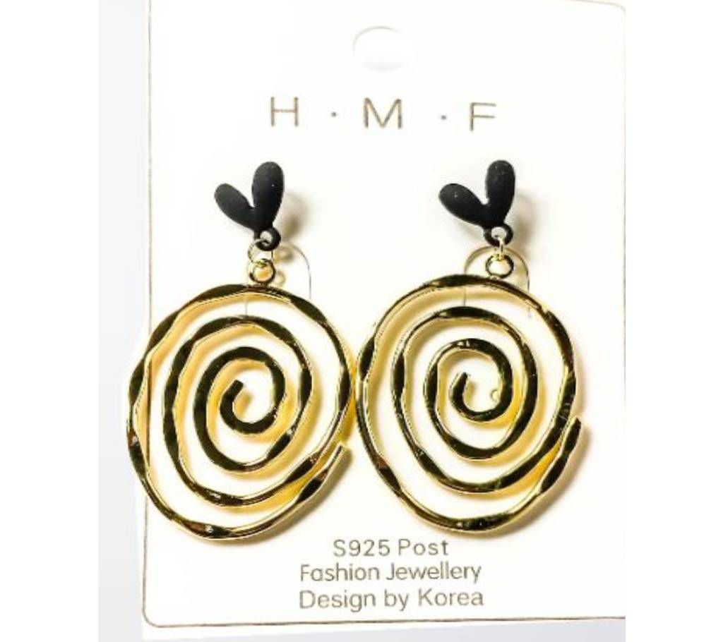 Golden Ring Earrings For Women