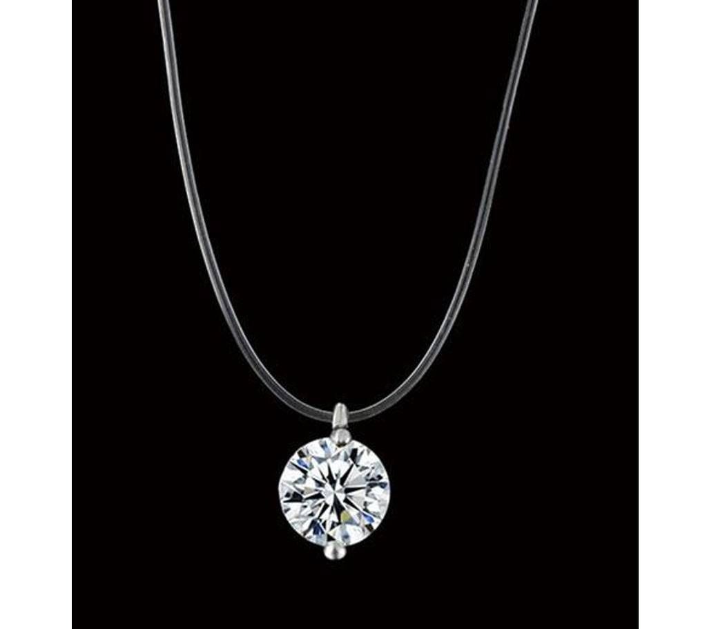 Silver Color Zircone Pendant Necklaces