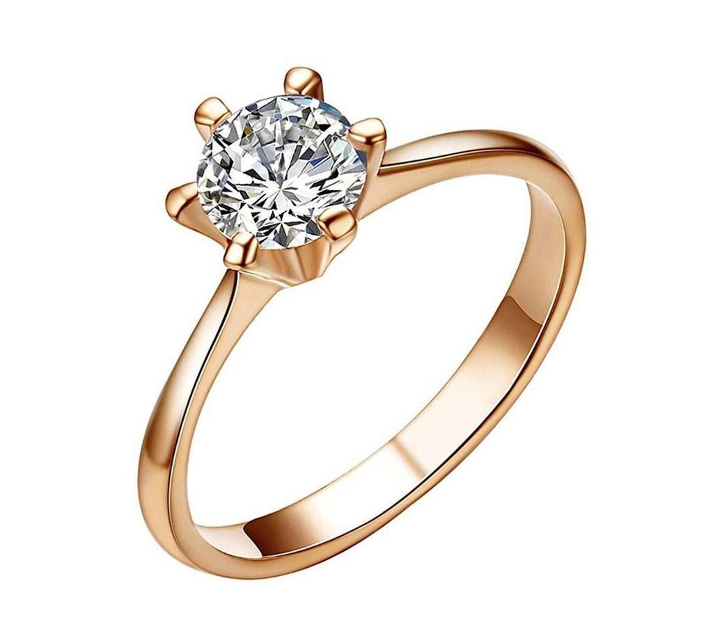 Zircon Gold Plated Finger Ring