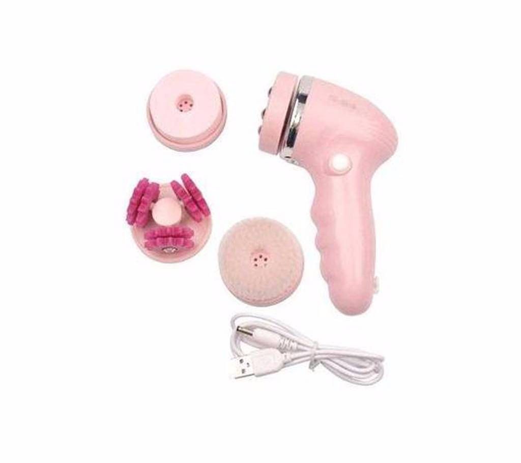 Usb Rechargeable Face Massager - Pink