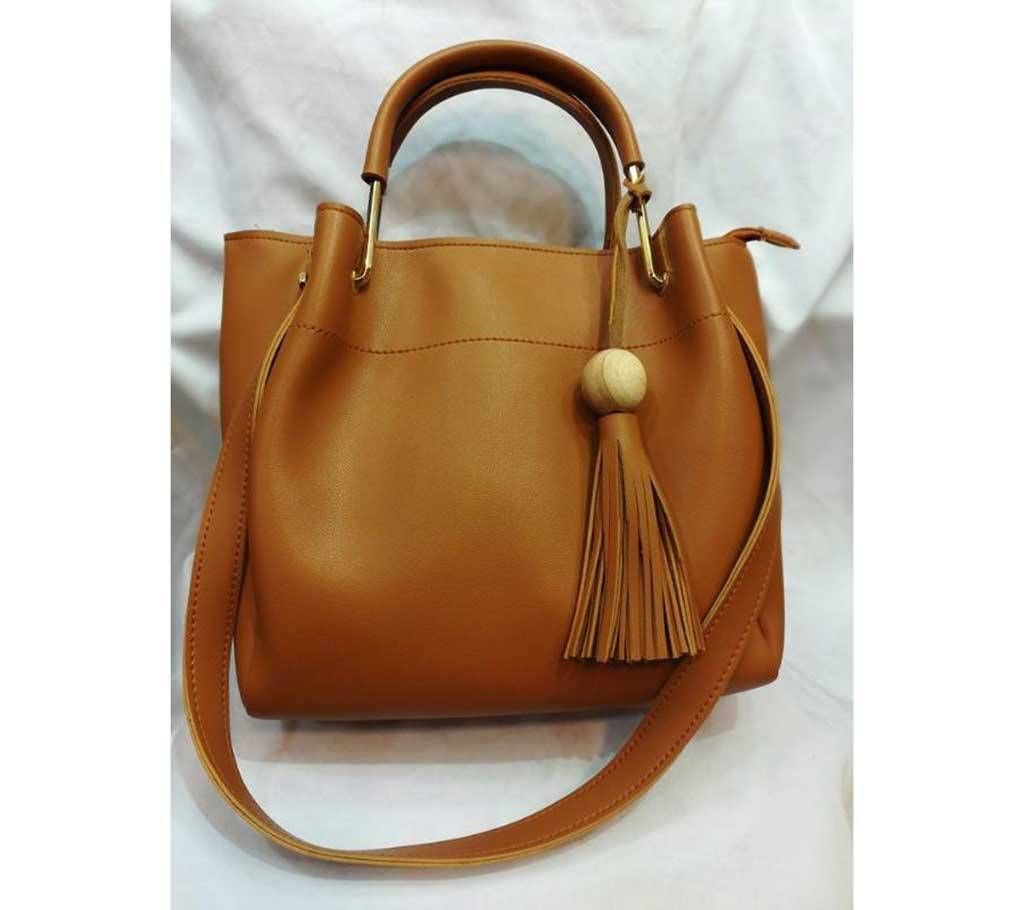 Ladies Artificial Leather Vanity Bag