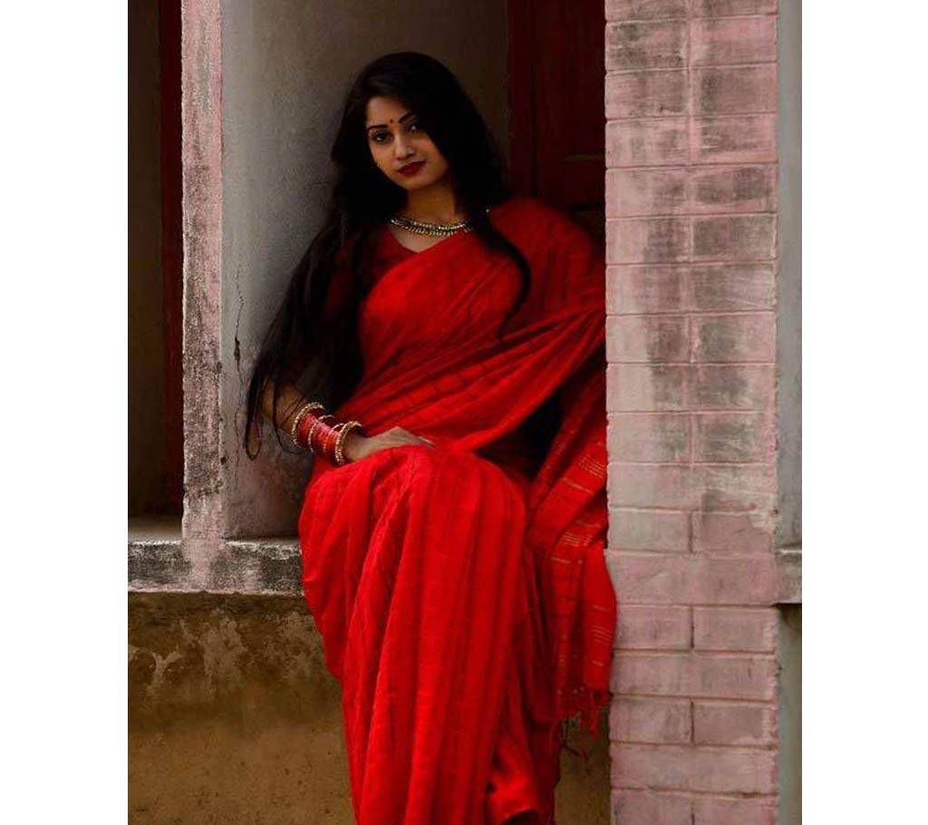 Half Silk Pati Saree