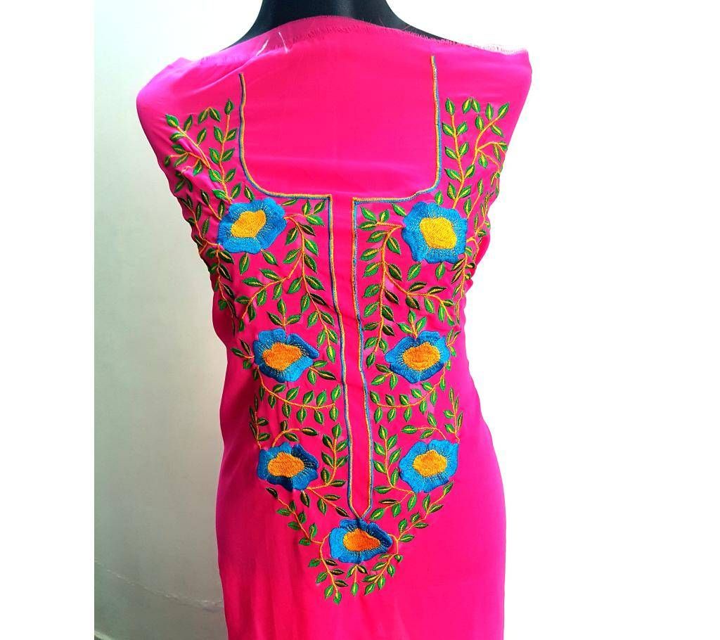 Georgette Embroidery work 1pc kamiz