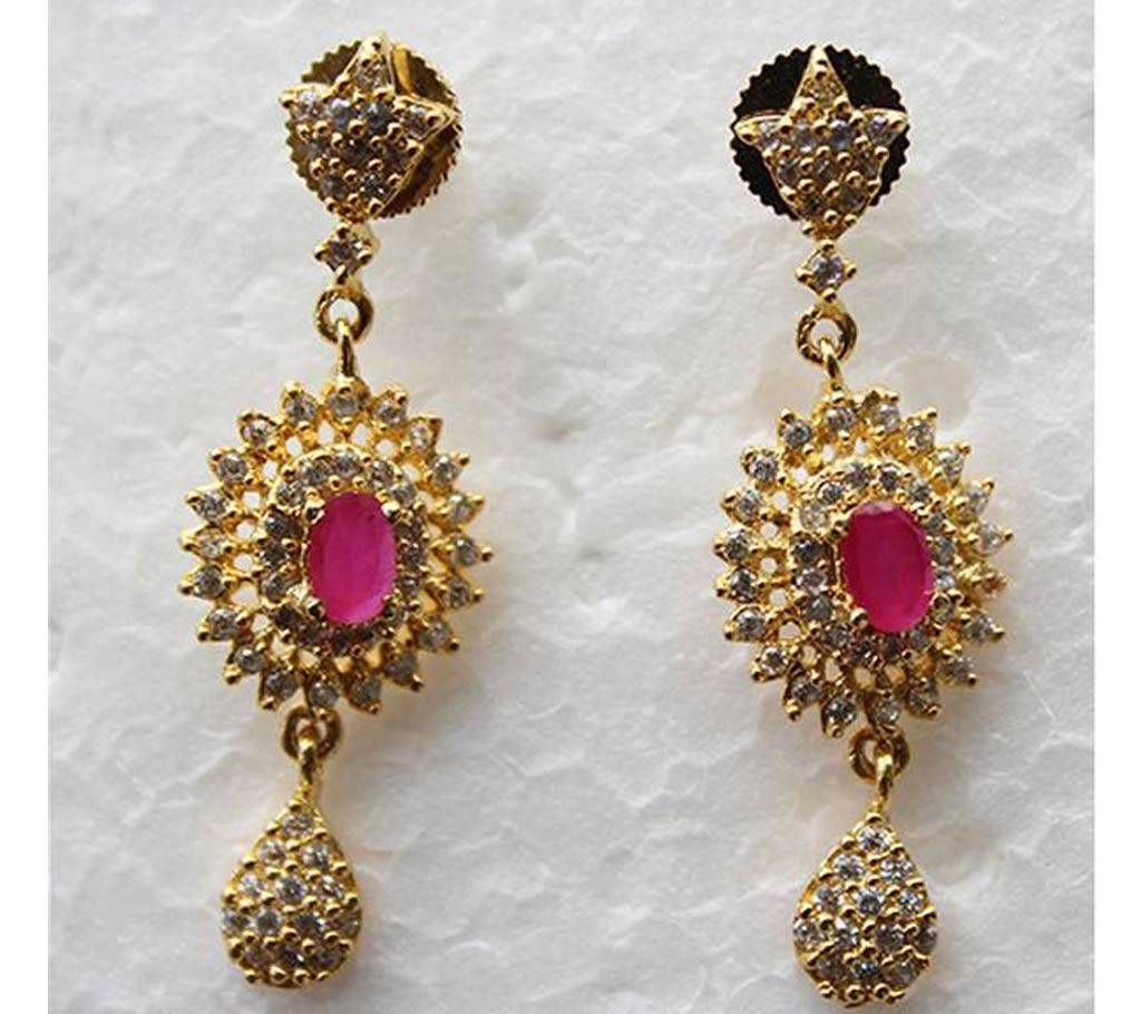 American Diamond Cut Ear Ring-335