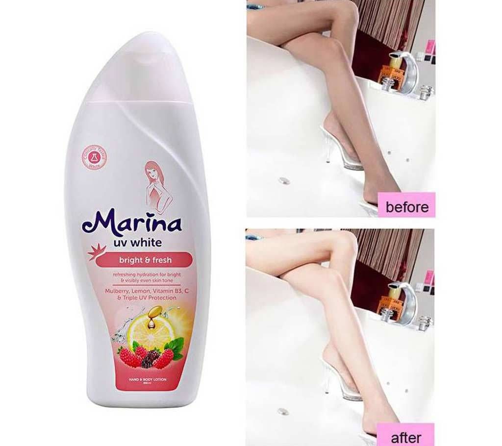 Marina UV White Bright and Fresh Body Lotion Indonesia 200 ml 