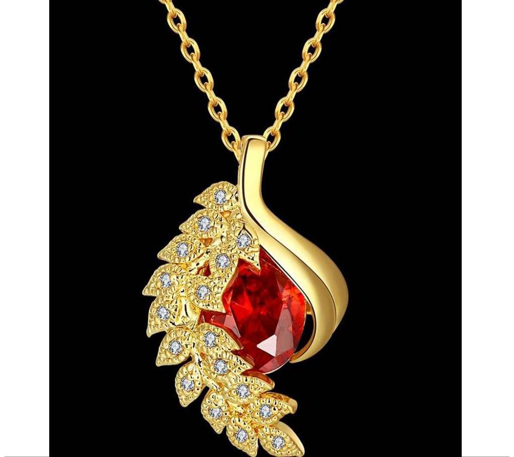 High Quality Zircon and 24K Gold Plating Necklace