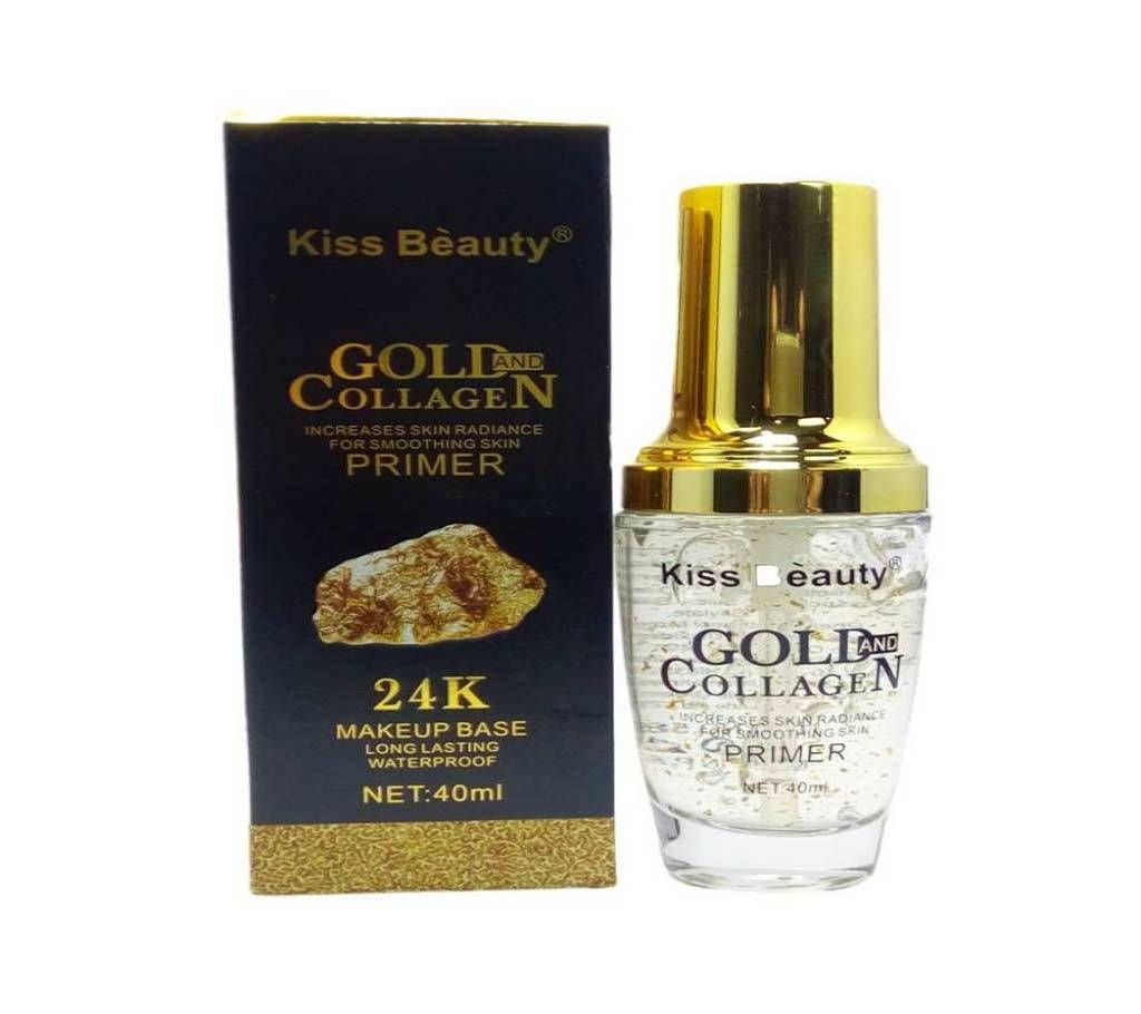 Kiss Beauty 24K Gold & Collagen Makeup Base 40ml China