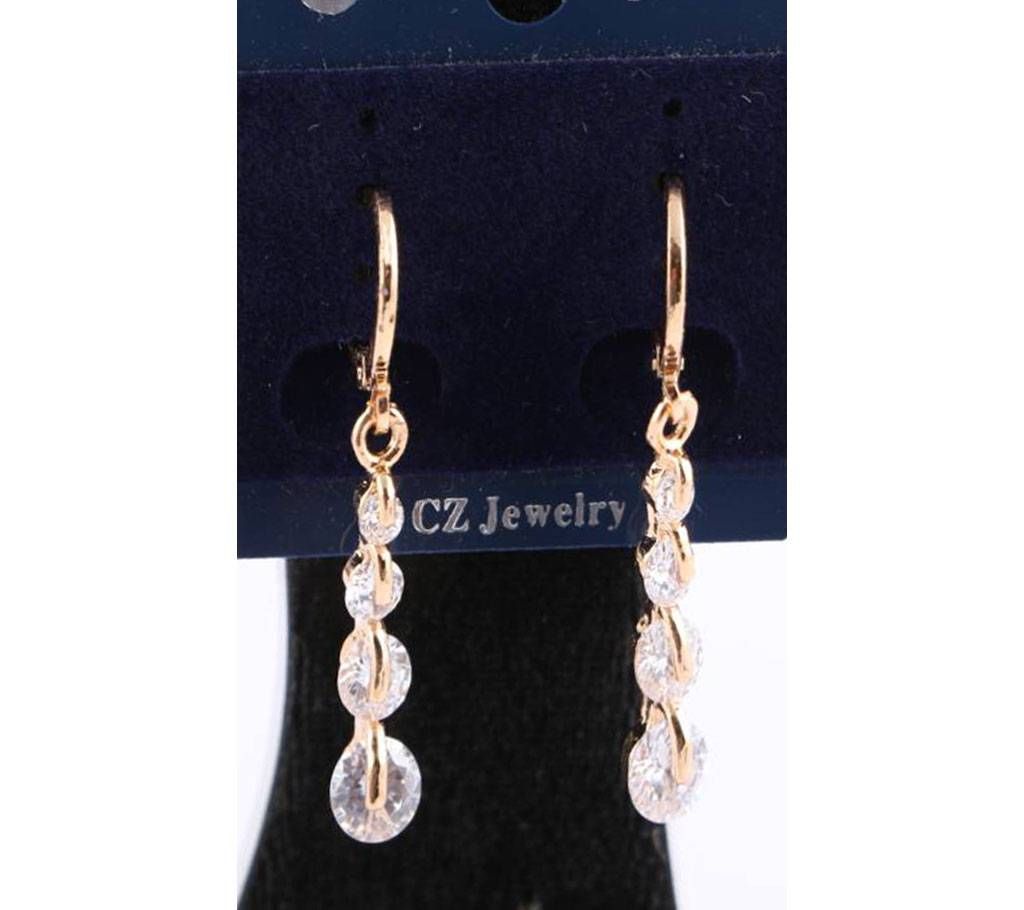 american diamond cut jhumka-647