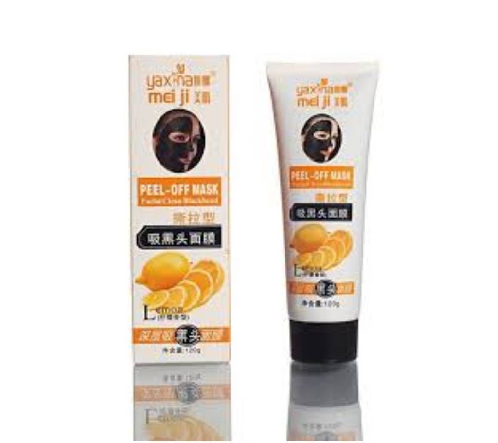 NEW Yaxna Meiji Peel Off Facial Clean Blackhead Mask Lemon Scent Types 120g China