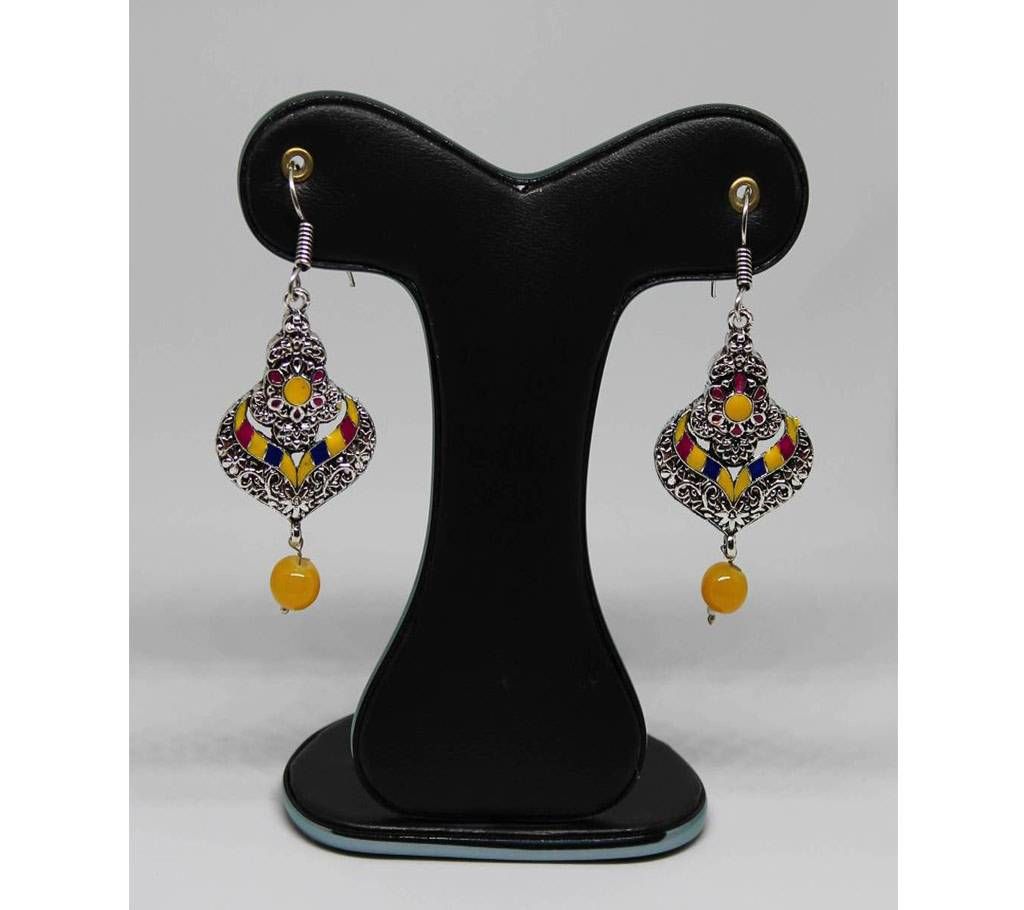 German Silver Meena Kari Earring