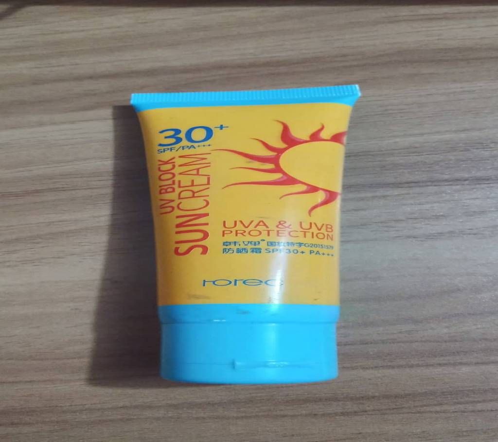 Uv block sun cream