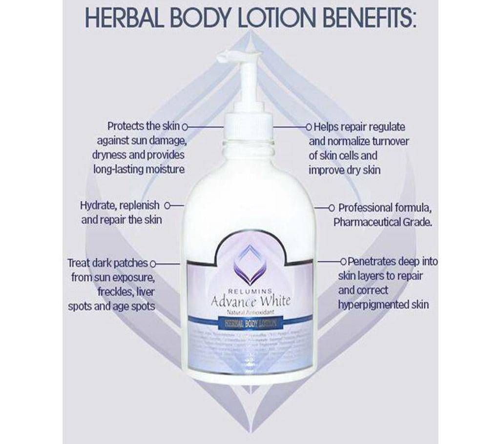 Relumins Advance White Natural Antioxidant Herbal Body Lotion
