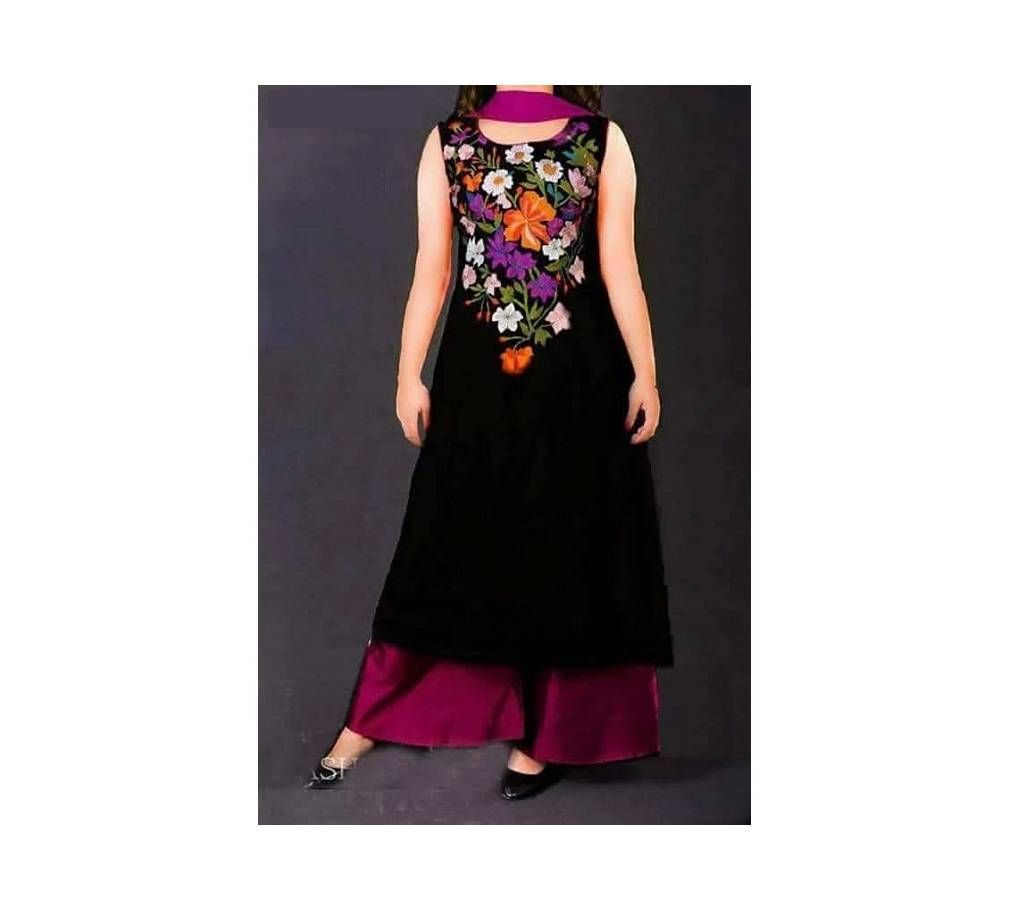 Embroidery soft georgette dress for woman nokshi 037